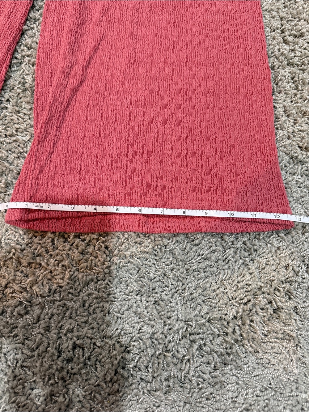 Women’s Textured Wide Leg Pants (XL) - Picture 3 of 6